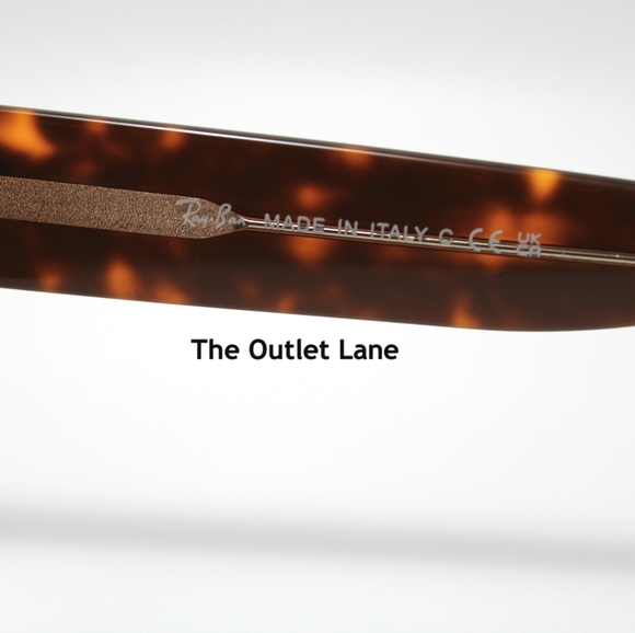 Model Display RayBan State Street Tortoise RB2186 Gradient Brown - Picture 11 of 16